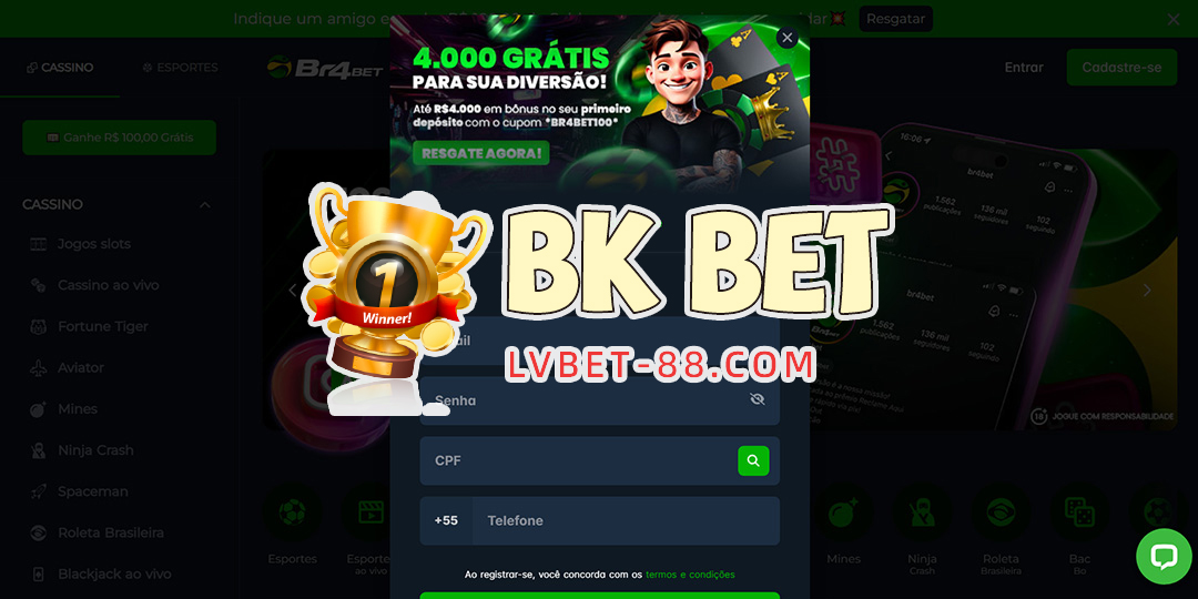 bk bet Bônus
